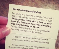 Normalize Breastfeeding card