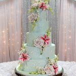 aqua stargazer cake